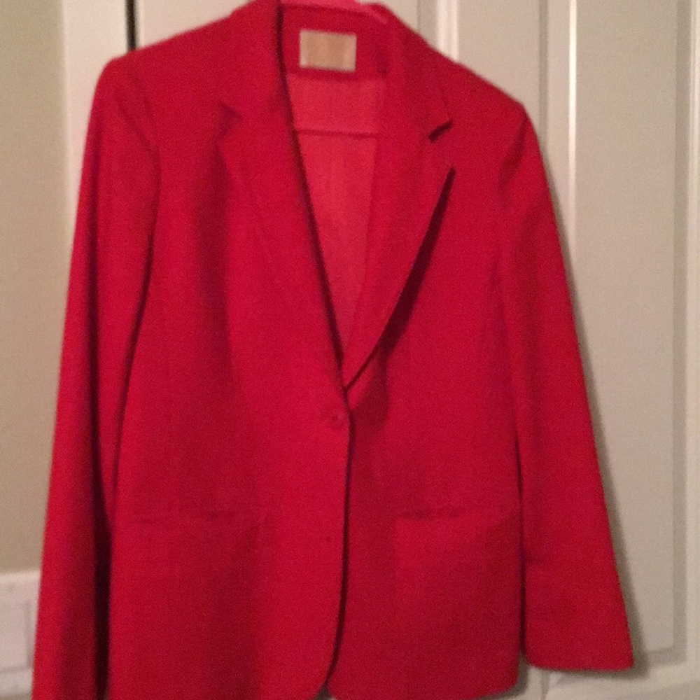 Red Pendleton Blazer Womens Size S Vintage Kidcore Red Button Up Coat